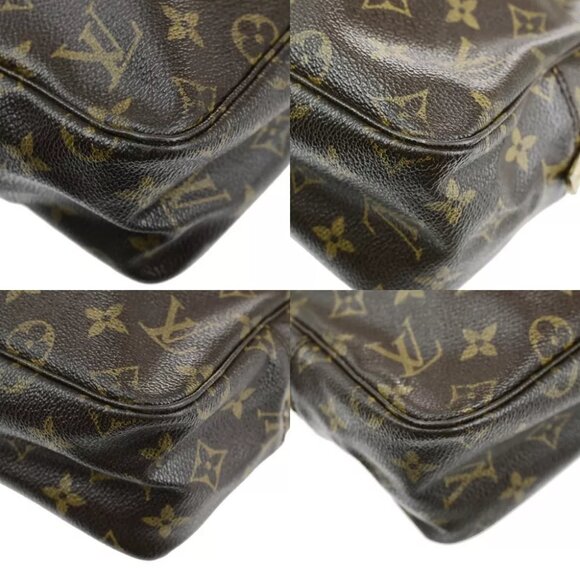 LOUIS VUITTON Trousse Toilette 28 Clutch Hand Bag Monogram Brown - Picture 7 of 16